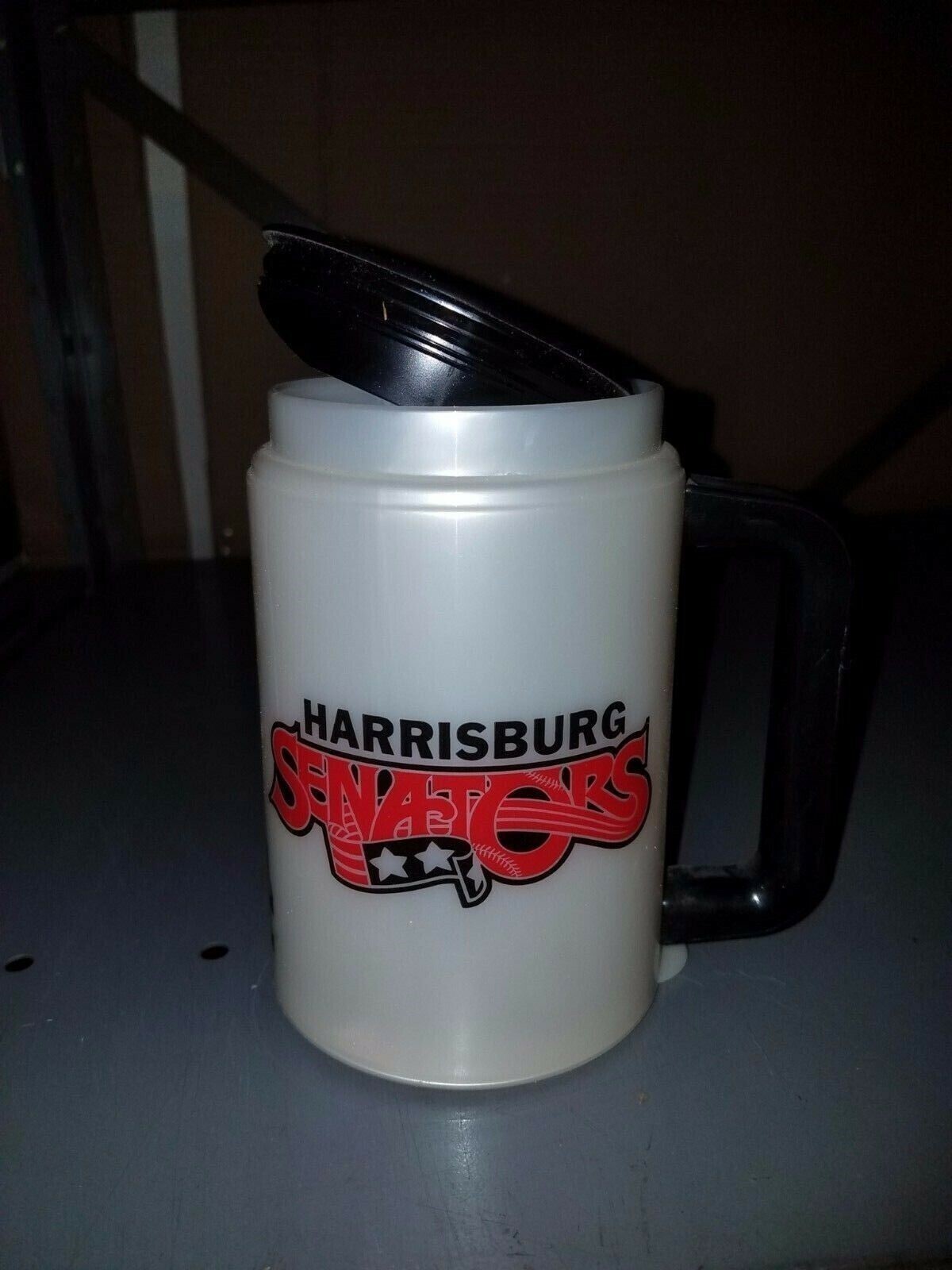 VINTAGE & UNUSED! Harrisburg Senators Insulated Coffee Mug - NEW OLD STOCK
