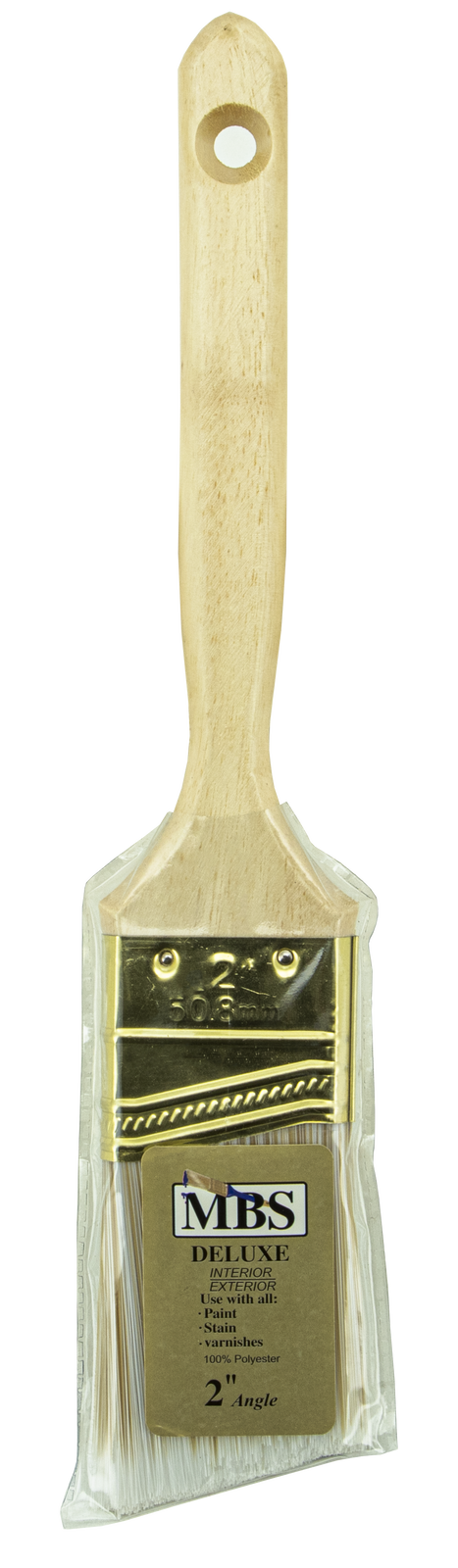 Angled Paint Brush 2" Width 100% Polyester For all Paints Interior/Exterior