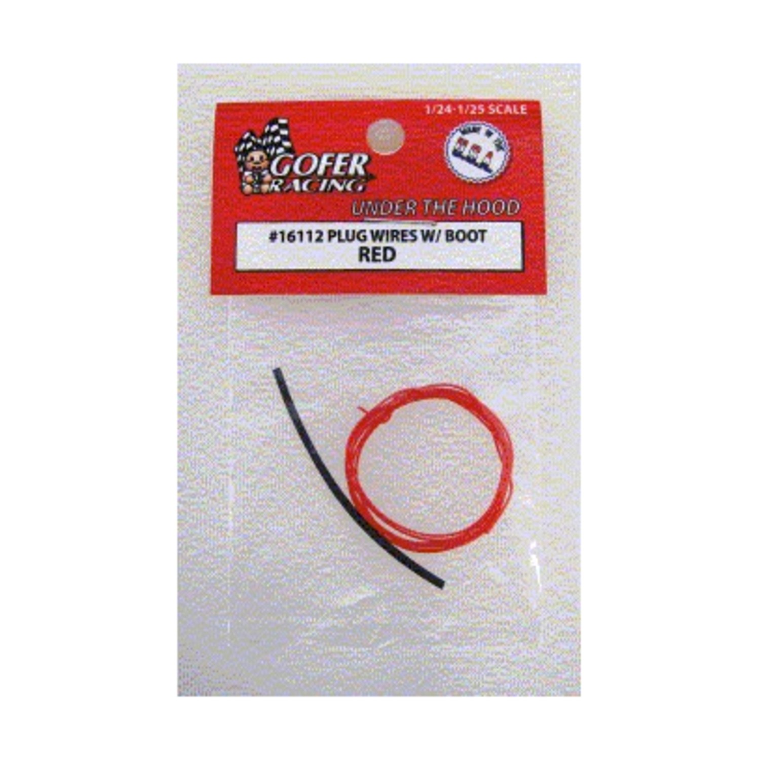 Gofer Racing Model Parts Plug Wires w/Boot - Red New