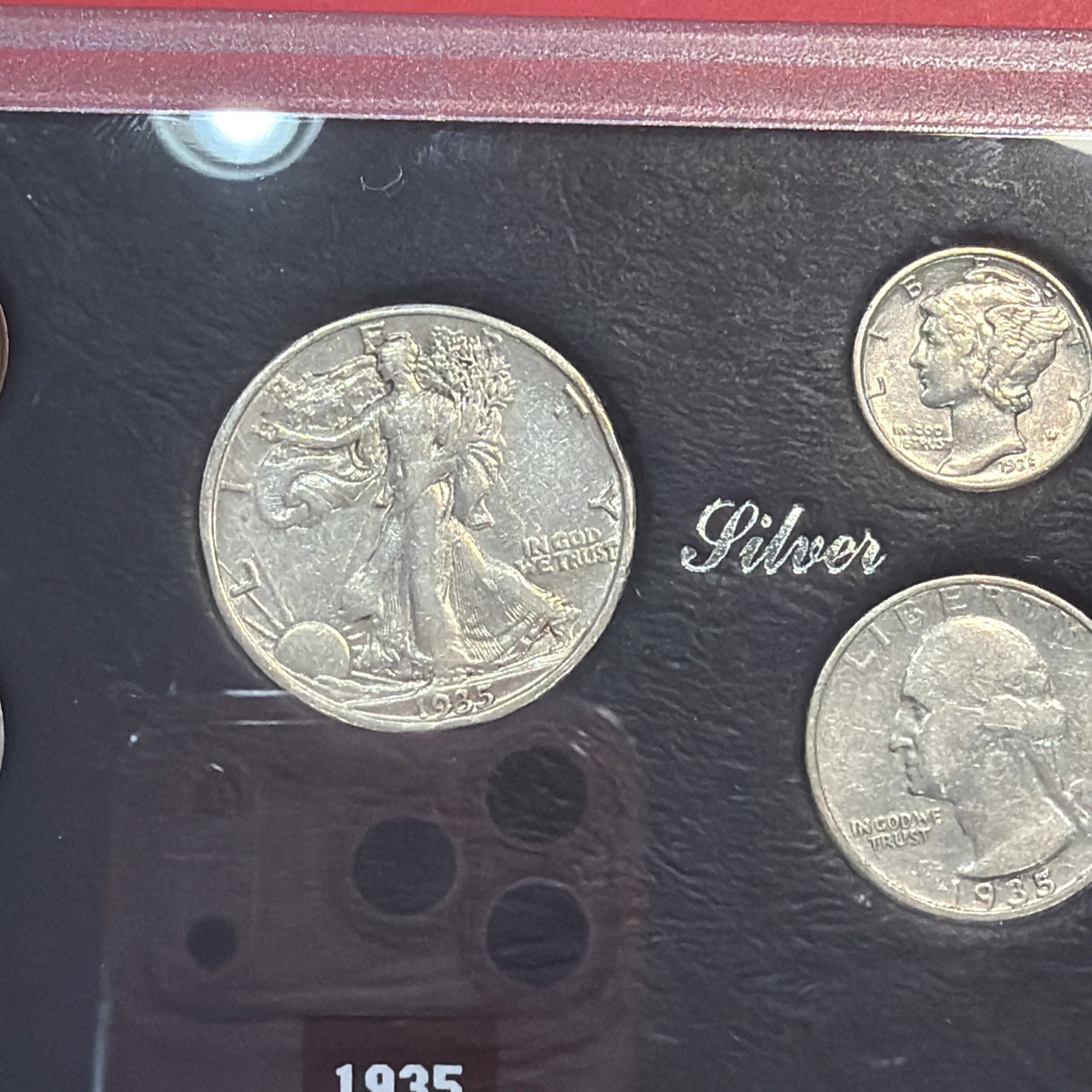 1935P US Mint Coin Set 90% Silver Coins
