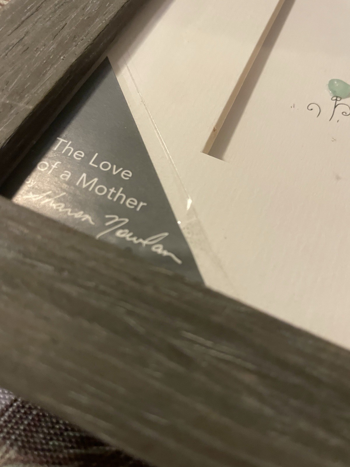 NWT New The Love of a Mother, Sharon Nowlan Pebble Art Gray