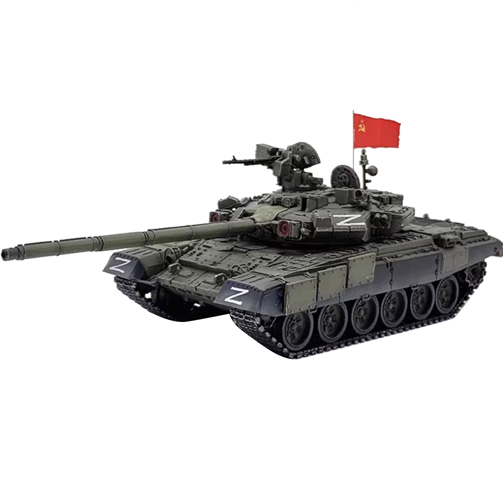 5.1in Russian Special Military Operations T-90A Main Battle Tank Model Assembly
