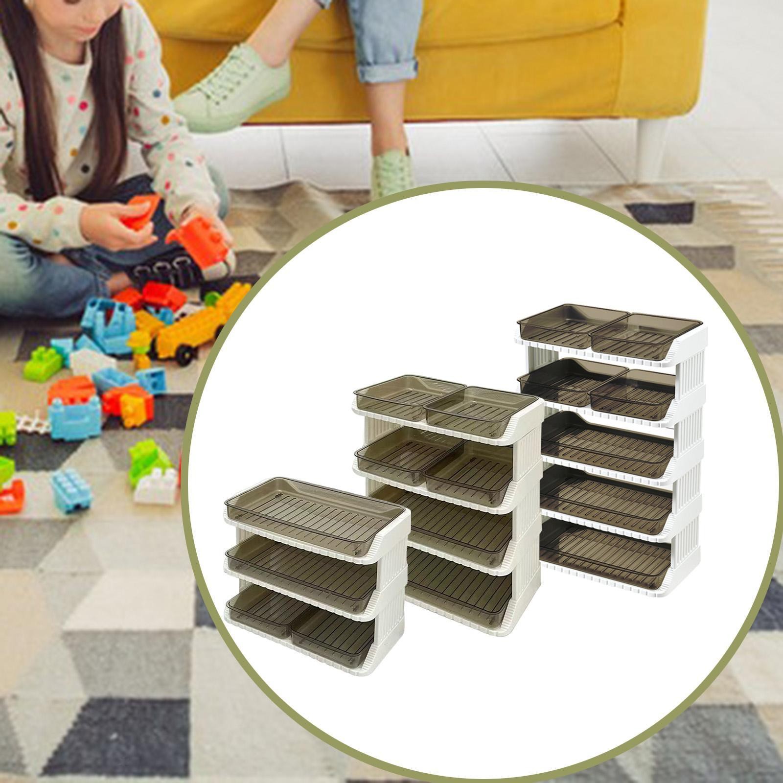Storage Shelf Cabinet Multi Layer Display Box for Dolls Craft Action Figures