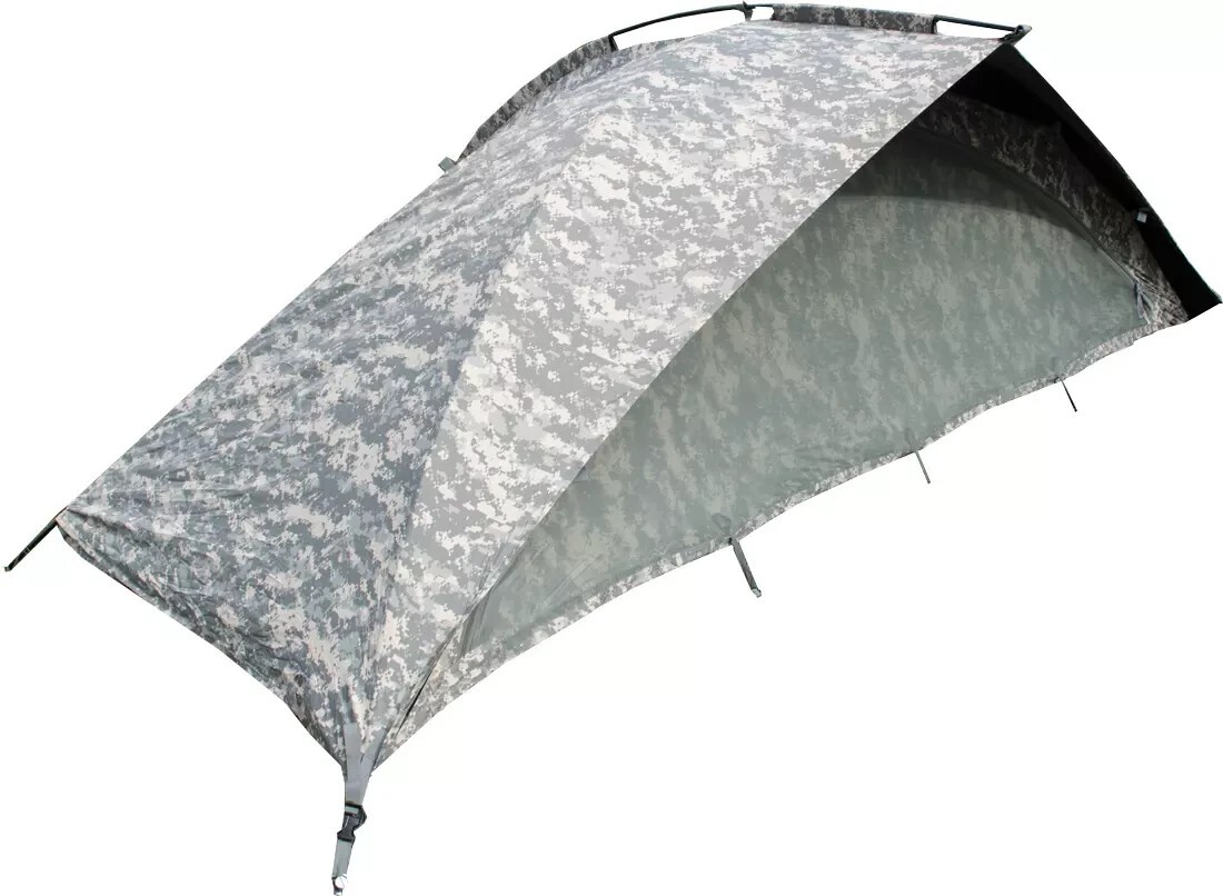 FAIR *MISSING POLES* - IMPROVED COMBAT SHELTER USGI ORC ACU ICS ONE MAN TENT