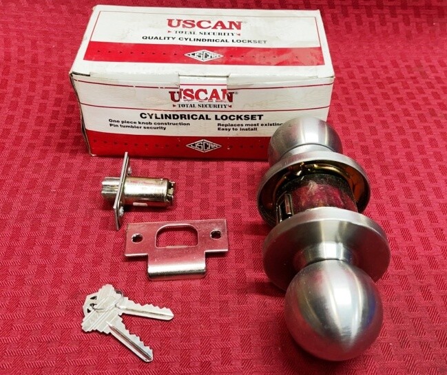 USCAN ENTERANCE CYLINDRICAL LOCKSET  US53P  MEDIUM DUTY  GRADE 2  630 FINISH