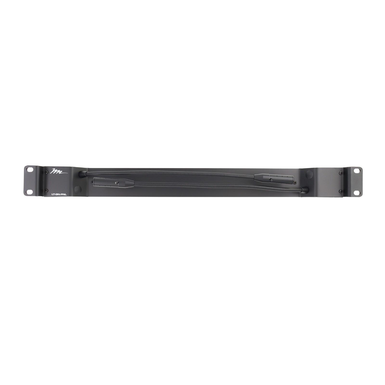 MIDDLE ATLANTIC LT-GN-PNL RACK MOUNT DUAL GOOSENECK LED LIGHT, 1U, BLACK