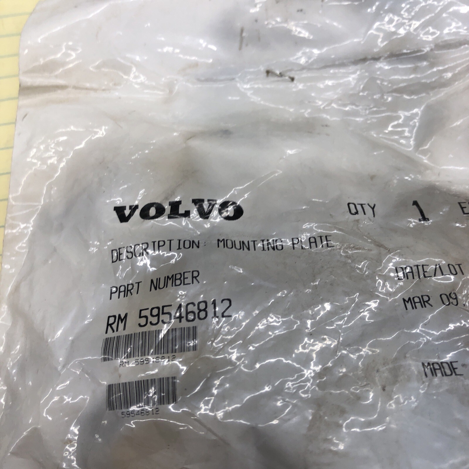 Volvo Mounting Plate Bushing Rm 59546812 S19