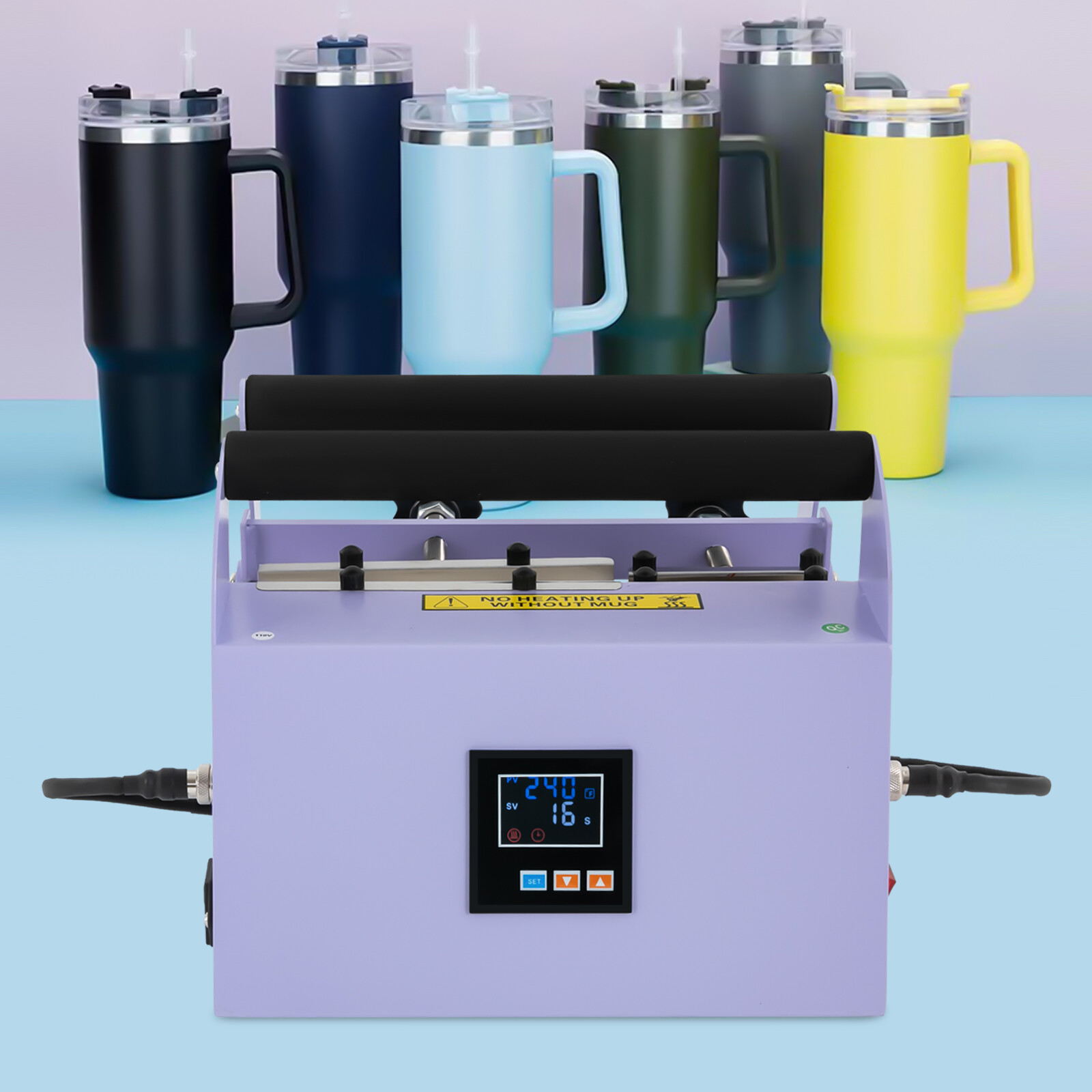1182.8ml/40Oz Tumbler Heat Press Machine Electric Cup Mug Press Heat Machine