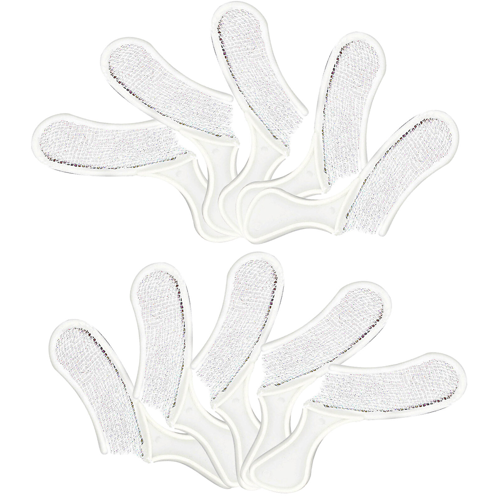 50 Pcs/Pack Dental Bite Registration Disposable Impression Triple Trays Sideless