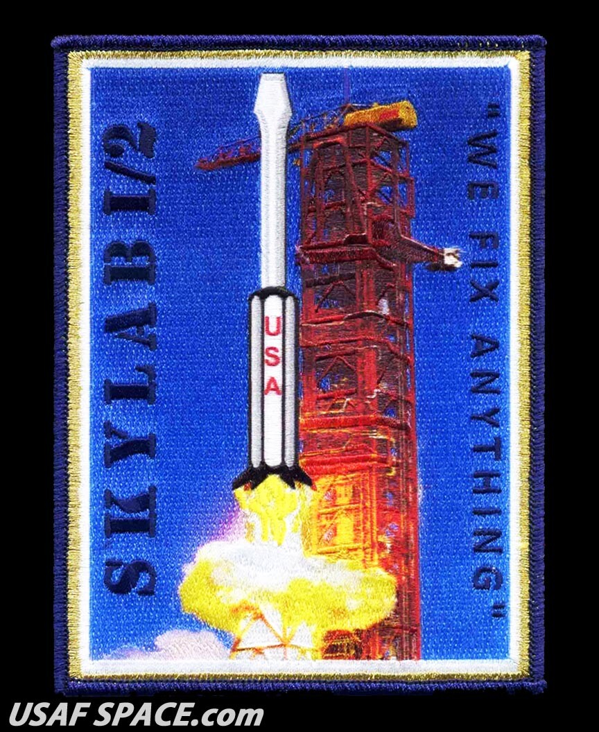 Skylab I / 2 Spirit - 6" - Tim Gagnon ORIGINAL AB Emblem - NASA SPACE PATCH MINT