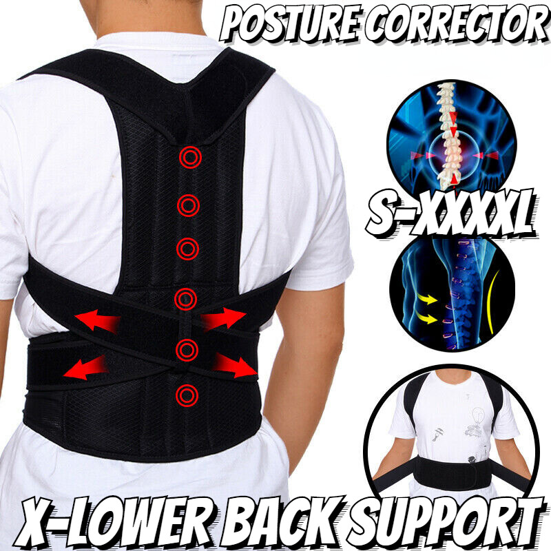 Heavy Duty Posture Corrector Breathable Neoprene & Lower Back Pain Relief