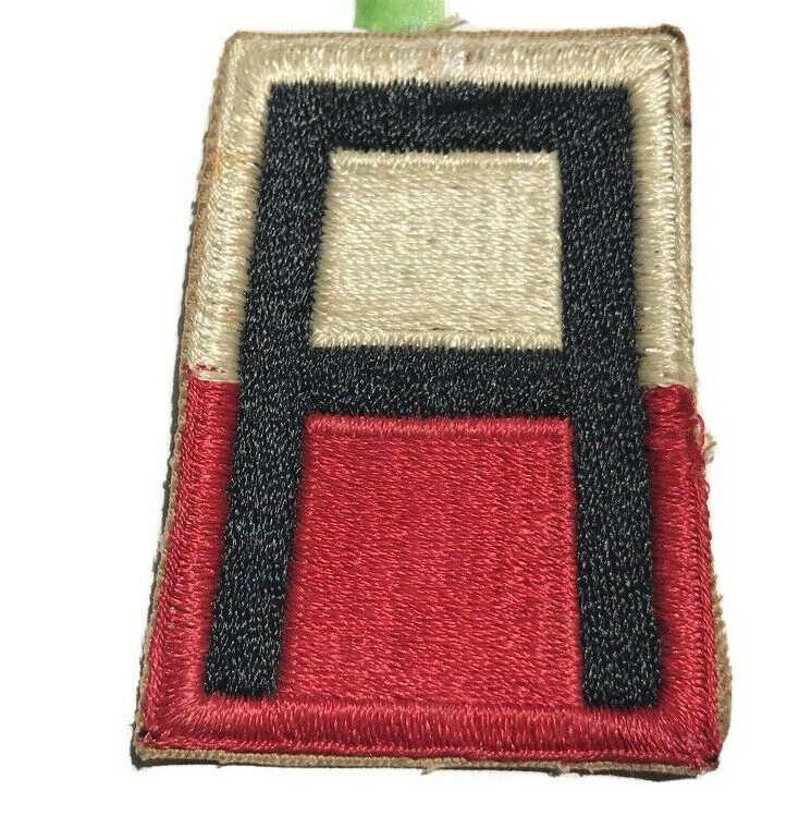 USA WWII 1st Army Class A Shoulder Patch (2)  No Black Boarder