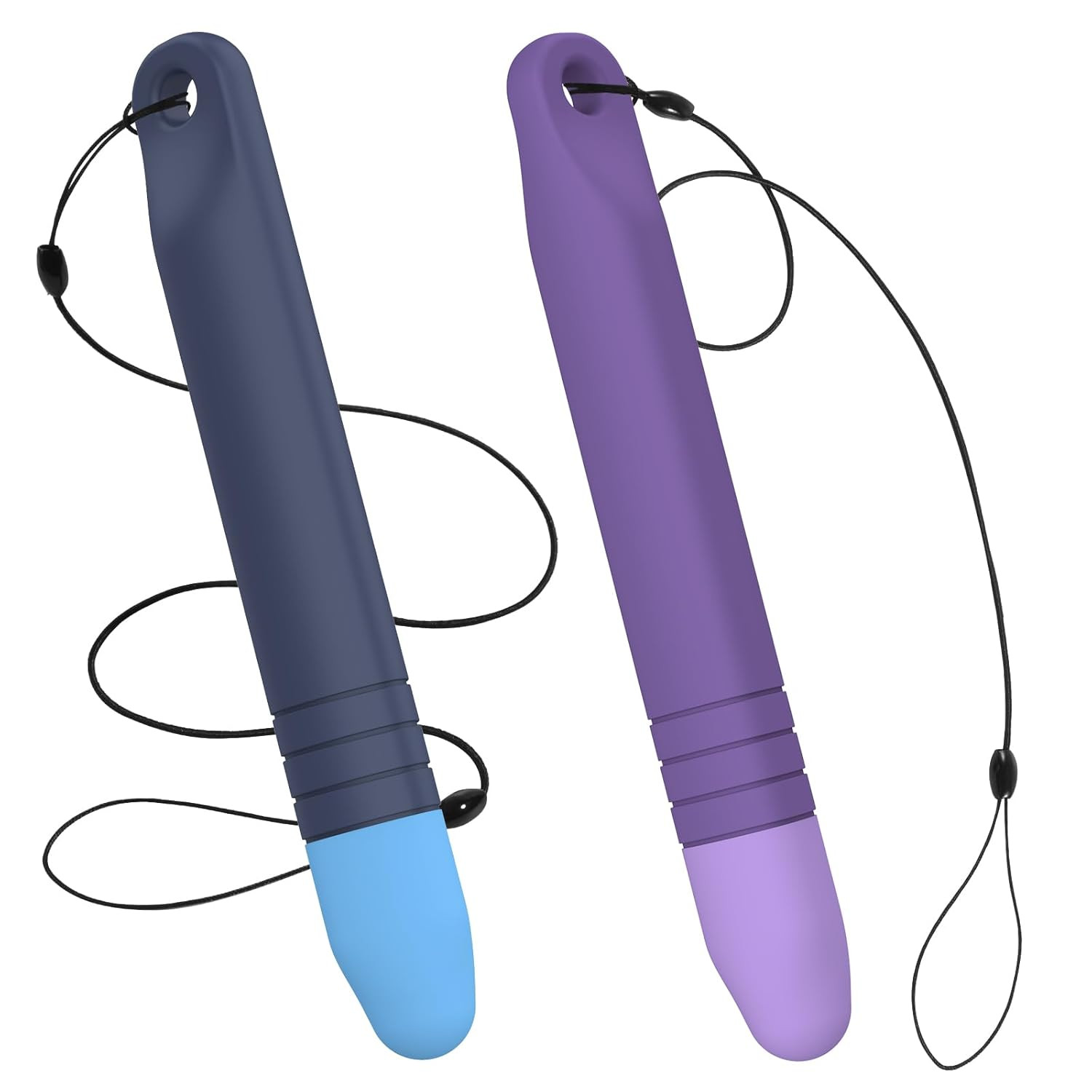 Kids Stylus Pen for Touch Screens, 2Pack Kindle Kids Stylus with Tethers, Soft S