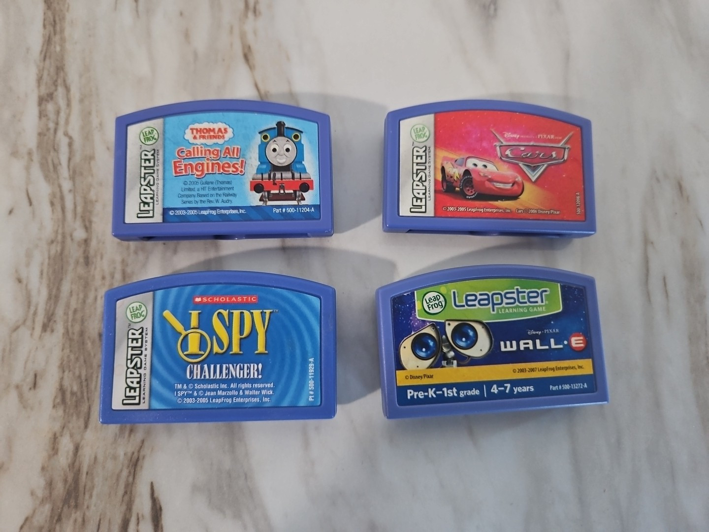 Lot of 4 Leap Frog Leapster Explorer Leap Pad Learning Game Cartridges