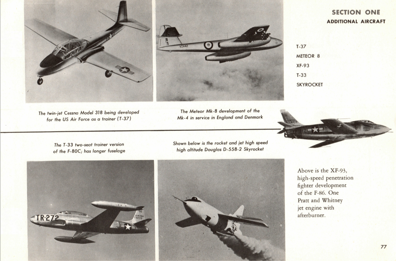 180 p. 1955 AF MANUAL 355-10 AIRCRAFT RECOGNITION FOR GROUND OBSERVER On Data CD