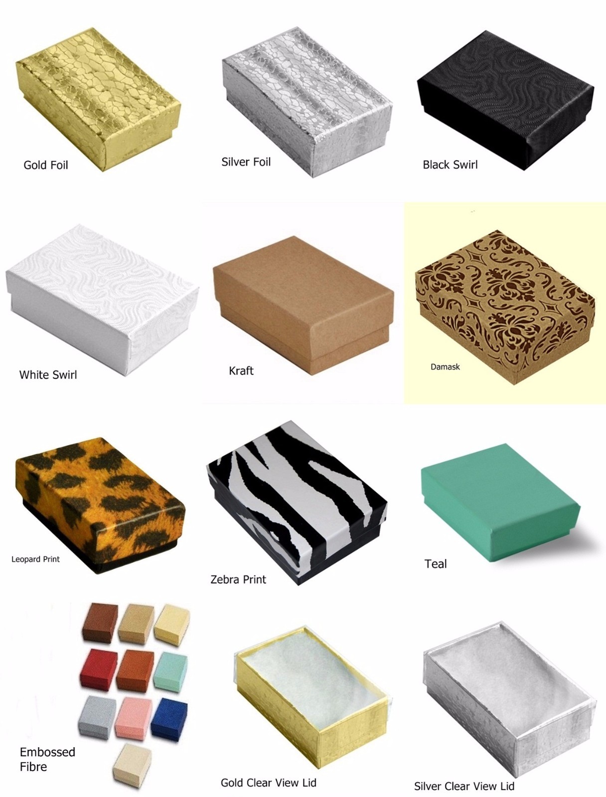 Economy Gift Boxes Wholesale Jewelry Supplies Crafts Collectibles Packaging Box