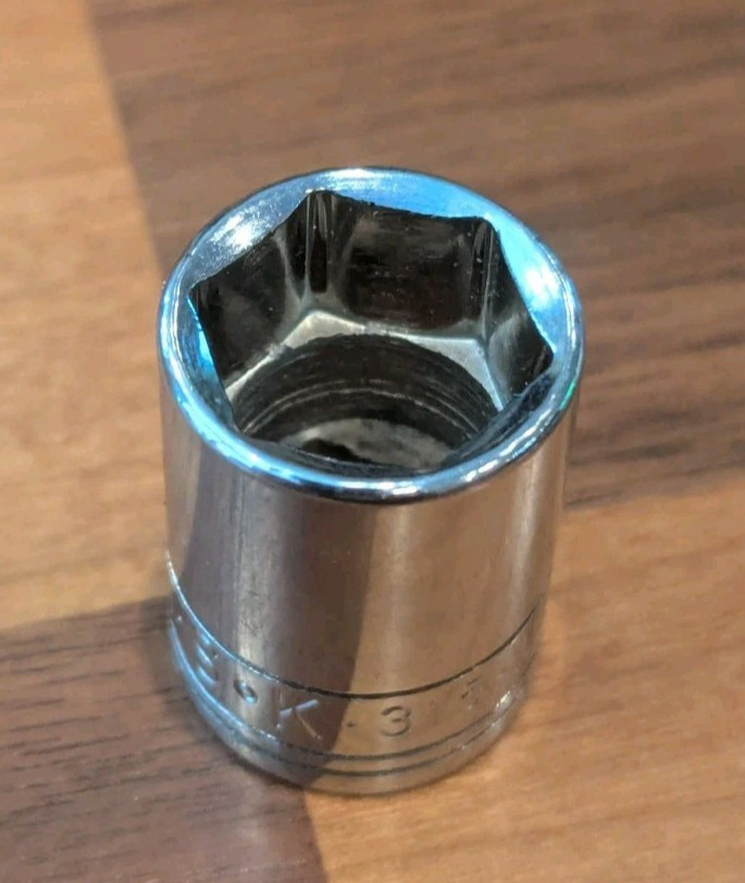 SK 315 3/8" Dr. 15mm 6pt Standard  Socket NOS