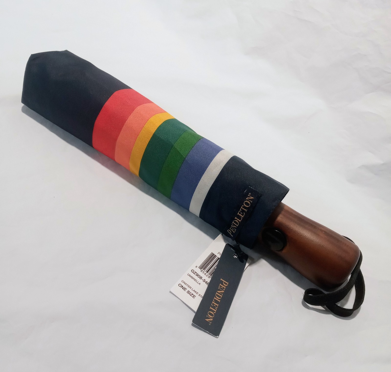 Pendleton Umbrella Crater Lake Stripe New with Tag READ