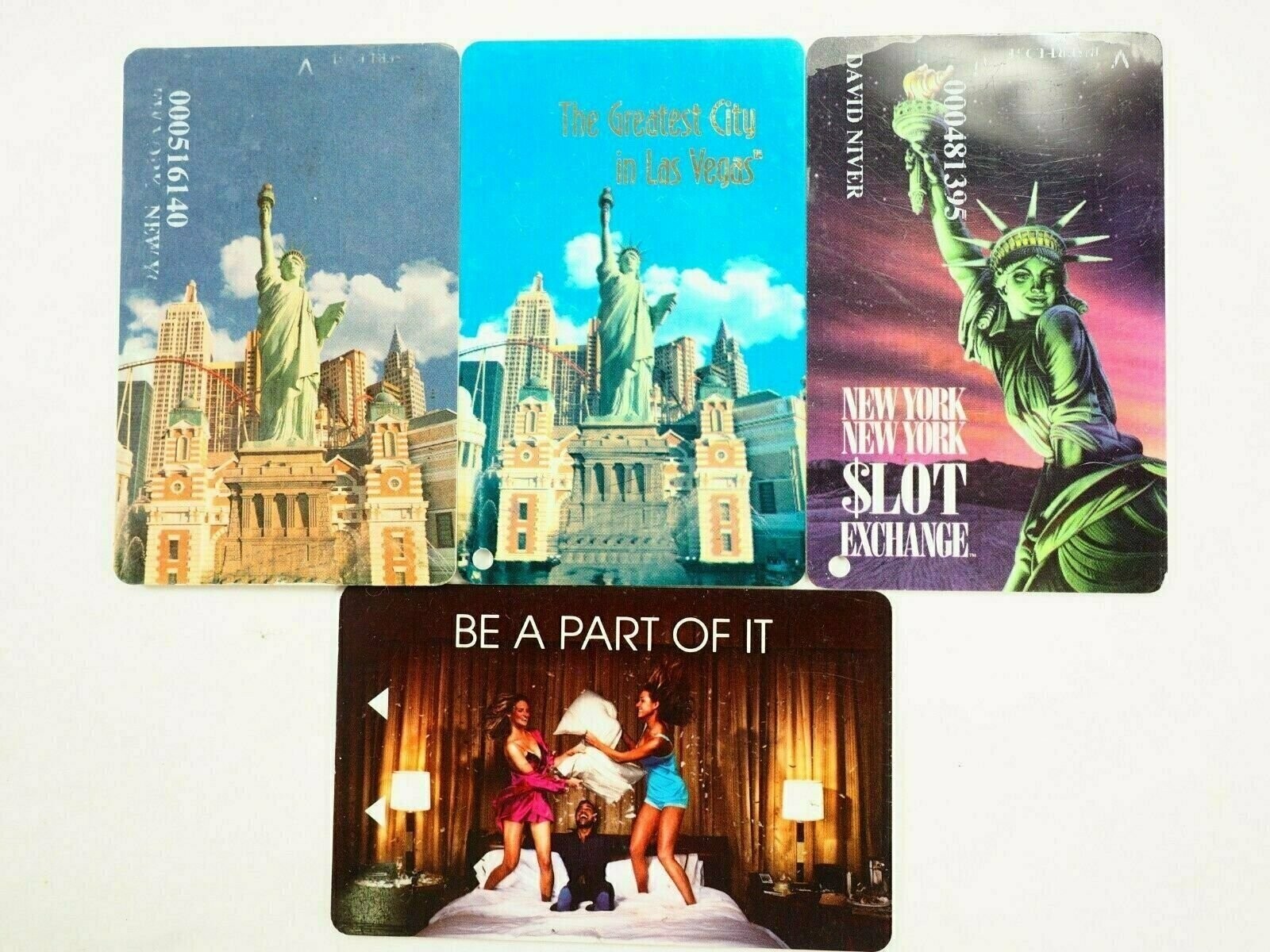 New York New York Hotel and Casino Las Vegas Players Club Cards 4 Types You Pick