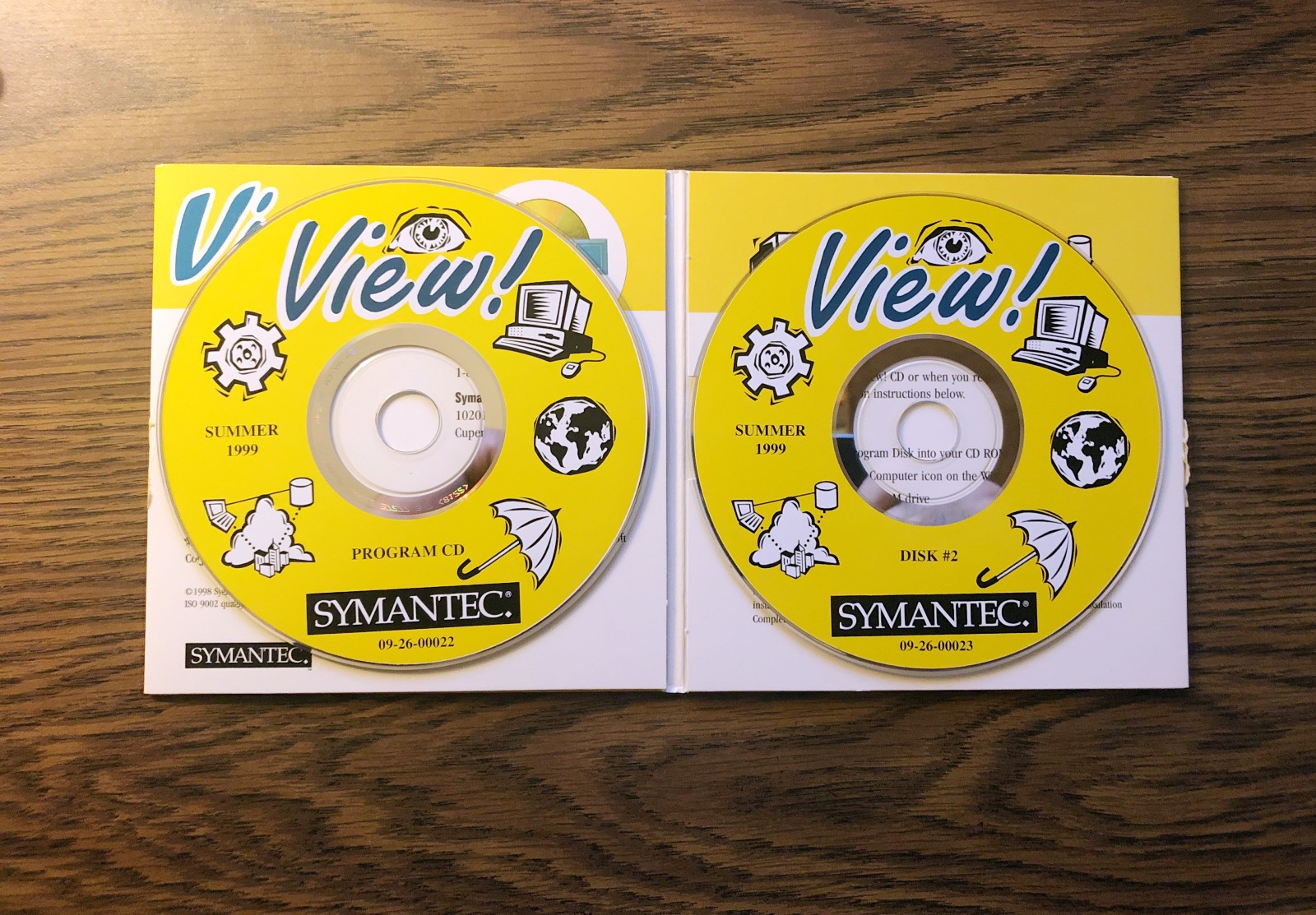 Vintage Summer 1999 Symantec View! - Utility CD-ROM