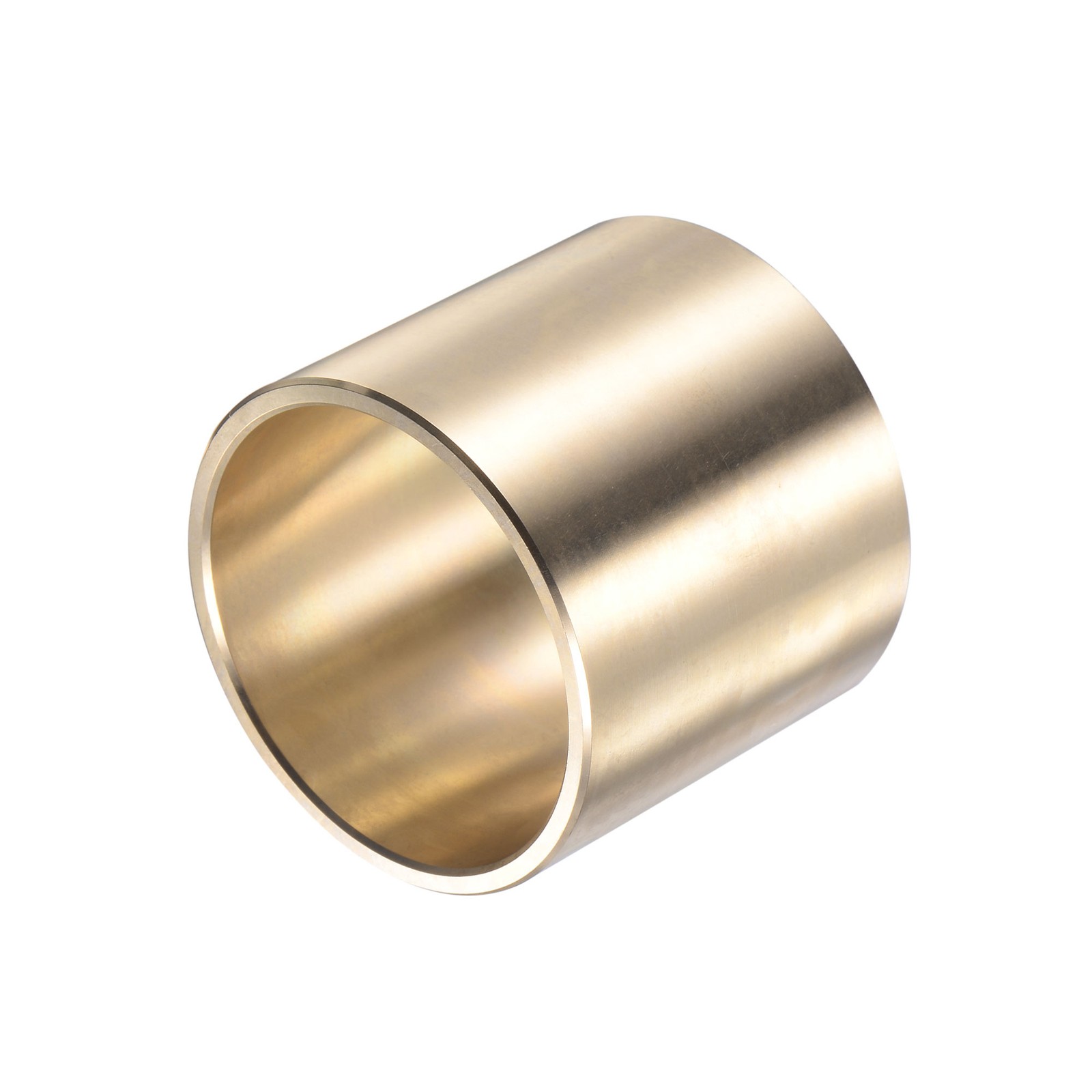 Sleeve Bearings 2" Bore 2-1/4" OD 2" Cast Brass Self-Lubricating Bushing