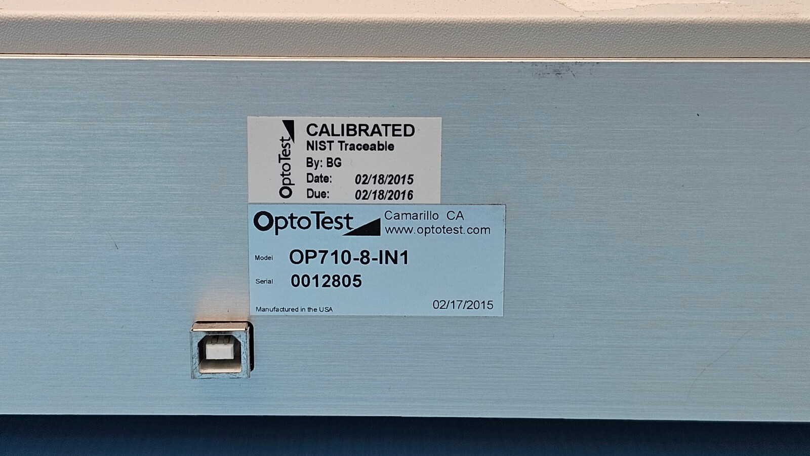 OptoTest OP710 Multi-Channel Optical Power Meter OP710-8-IN1
