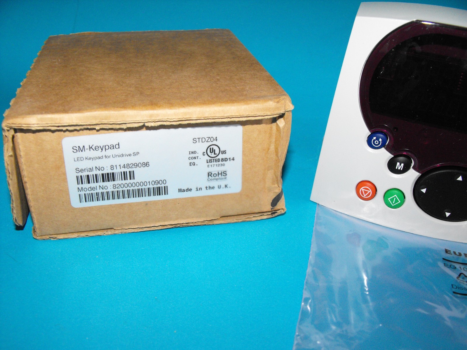 Control Techniques SM-Keypad.KEYPAD FOR UNIDRIVE SP.STDZ04.SER.N.8114829086.NEW