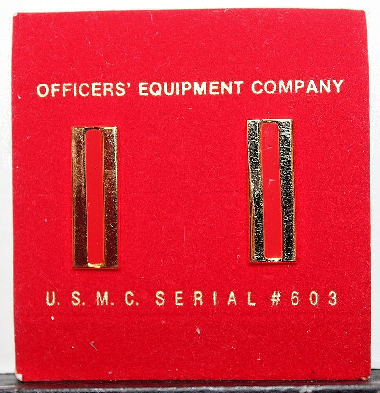 US Marine Corps Chief Warrant Office Five CWO5 Shoulder Shiny Rank Insignia Pair