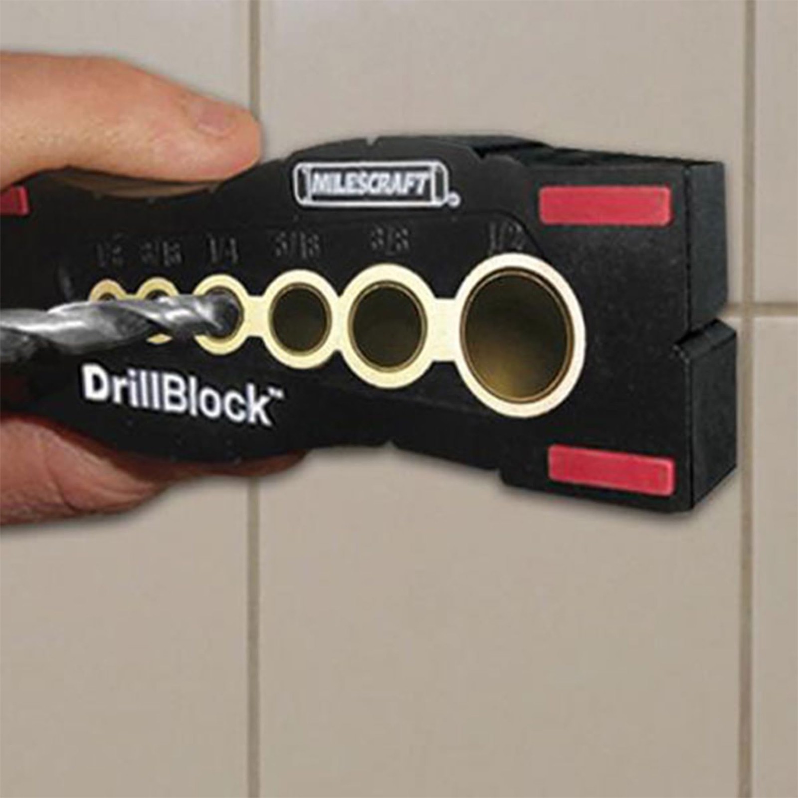 1312 Drill Block - Handheld Drilling Guide, Drilling Jig with Drill Guides fo...
