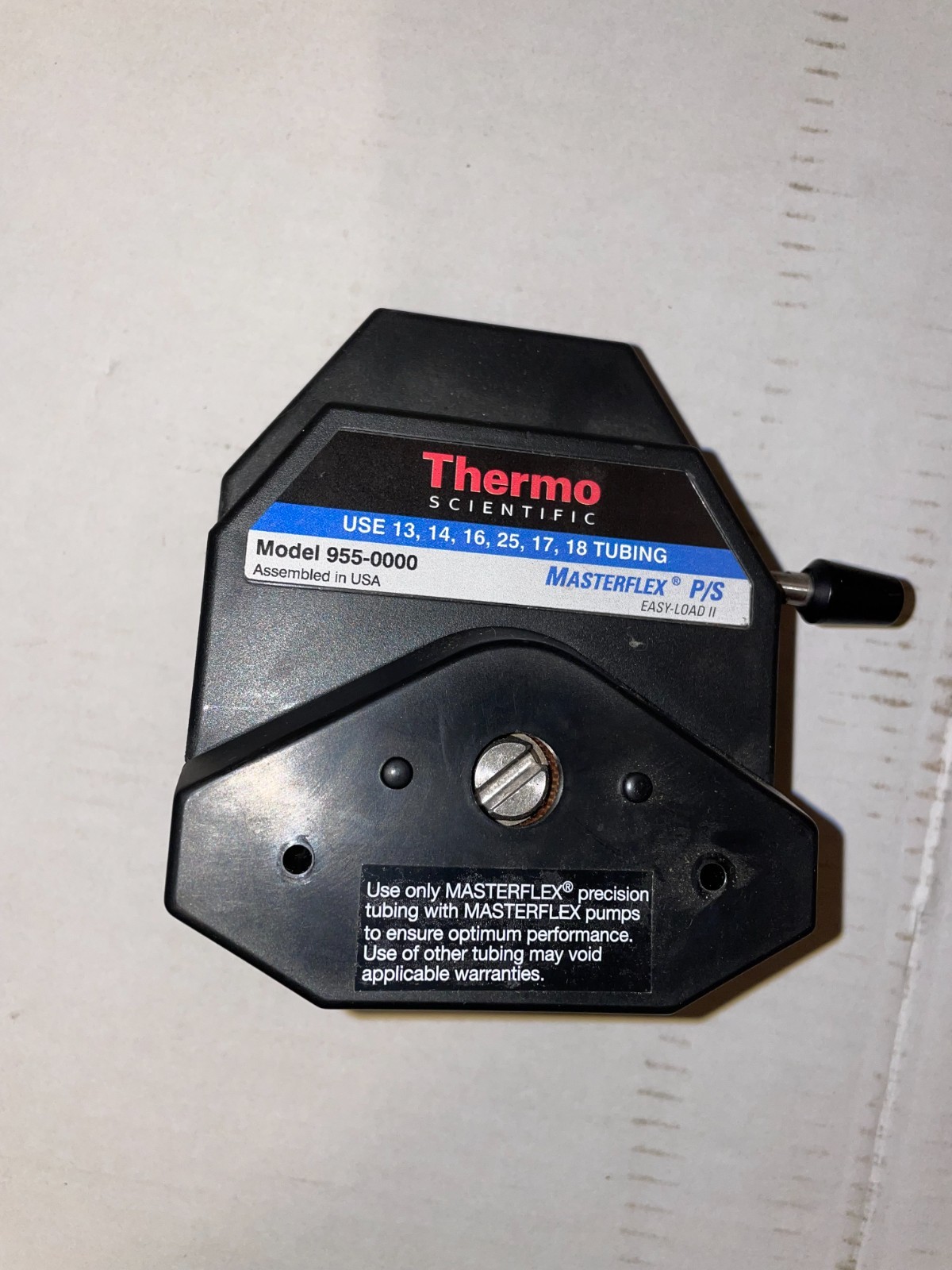 Peristaltic Pump Head Masterflex P/S Easy-Load II 955-0000