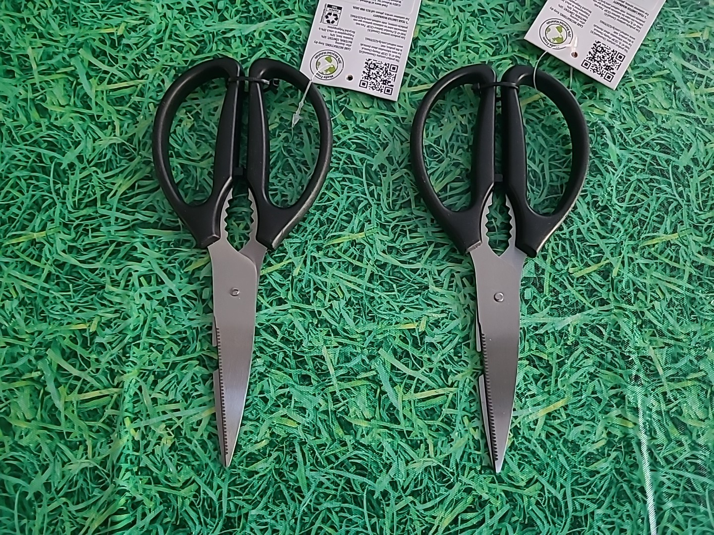2 pr Expert Grill Multi-Function Grilling Shears Stainless Steel Blades Kitchen