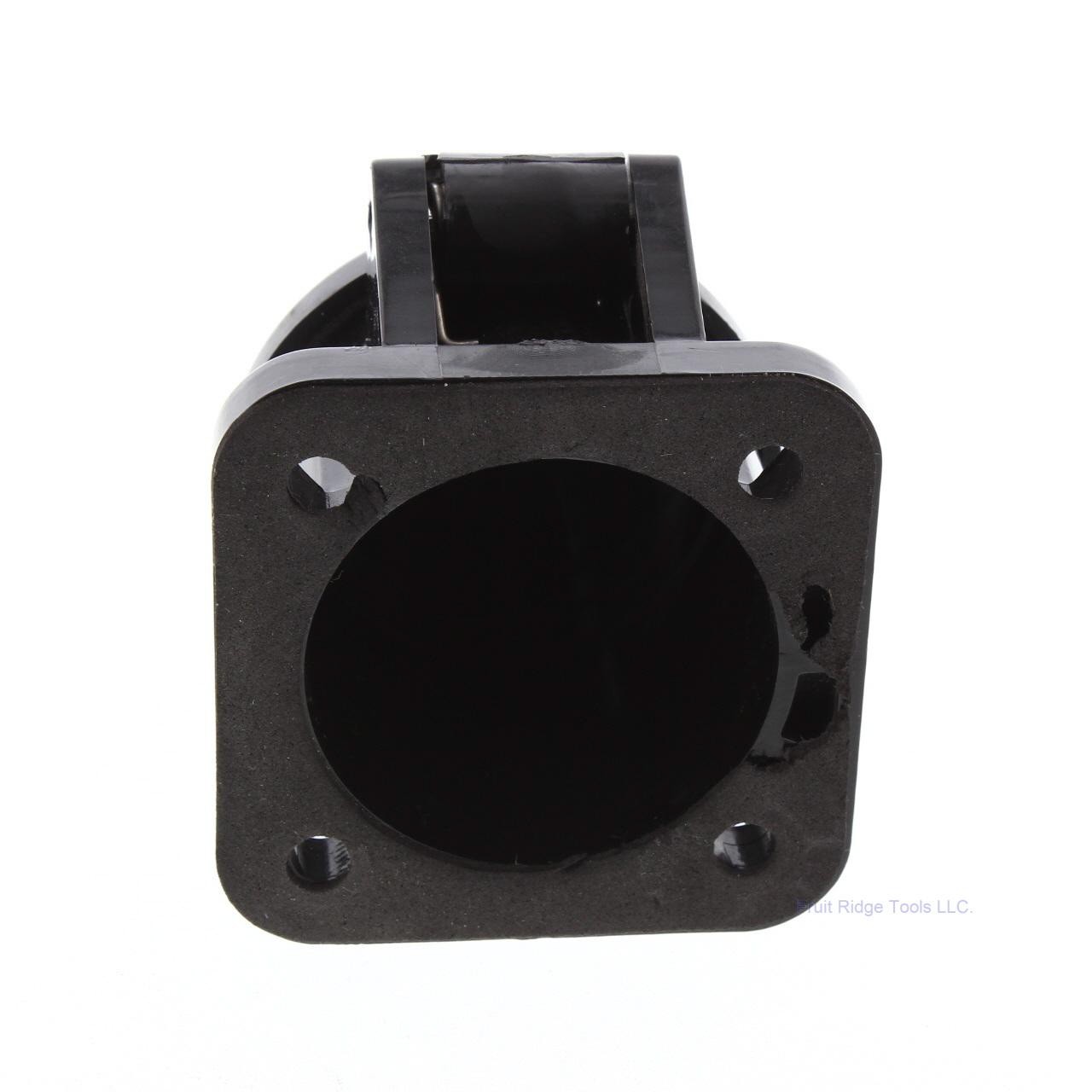Black Molded Panel Mount Snap Back Cover Protective Cap