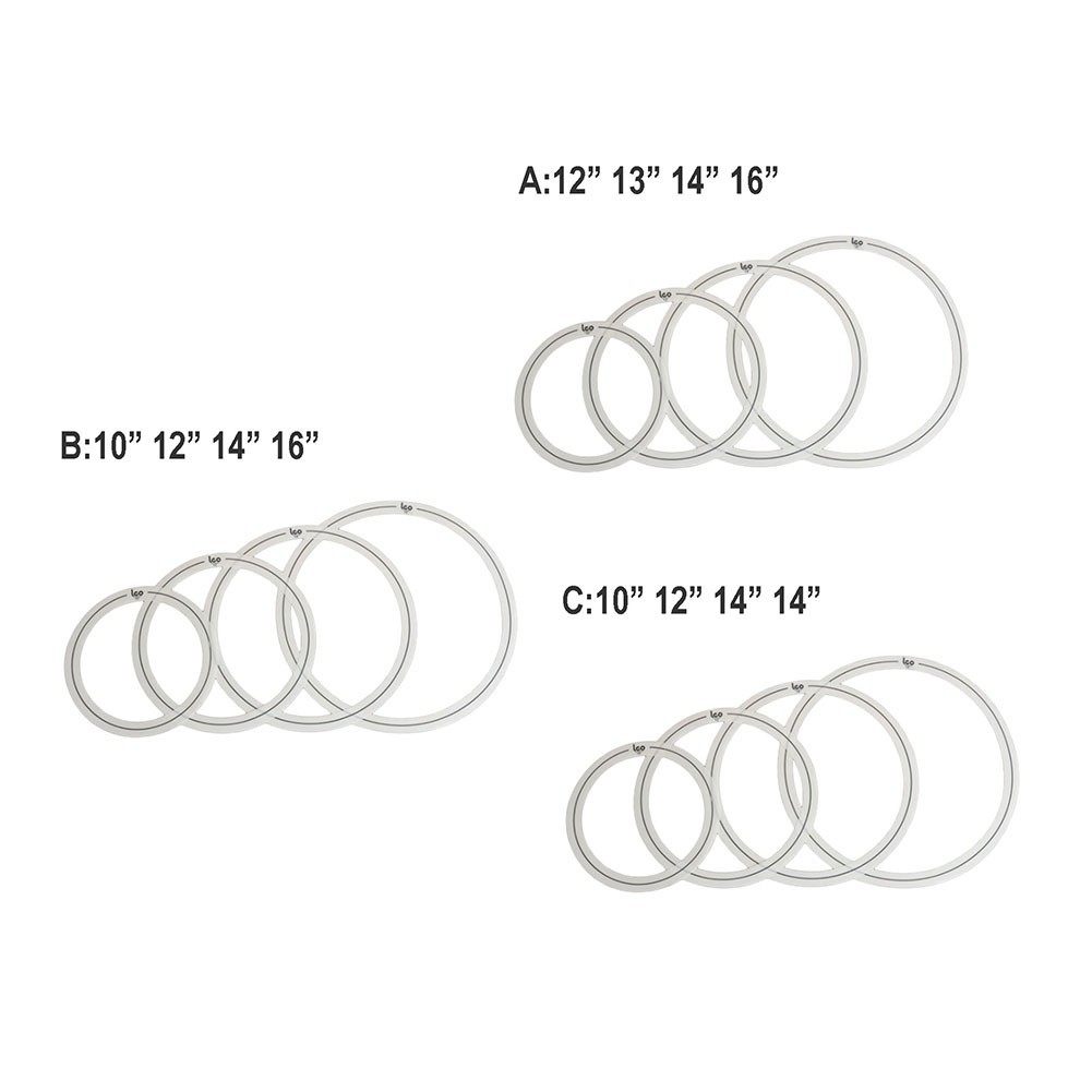 Musical Instruments Tone Control Rings Tone Control Rings 4Pcs Drum Set
