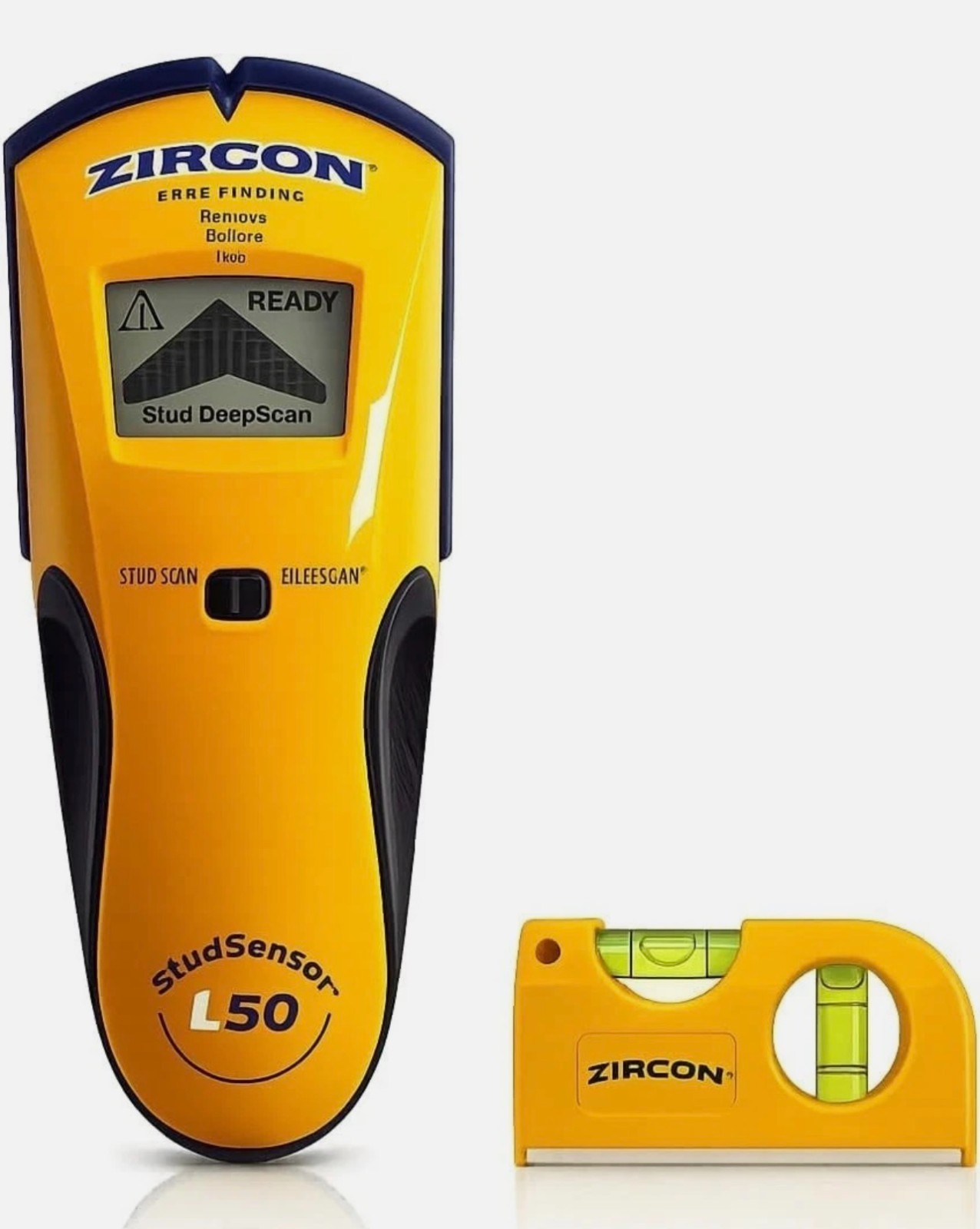 Zircon StudSensor L50 Edge Finding Electronic Stud Finder Sensor w/Pocket Level