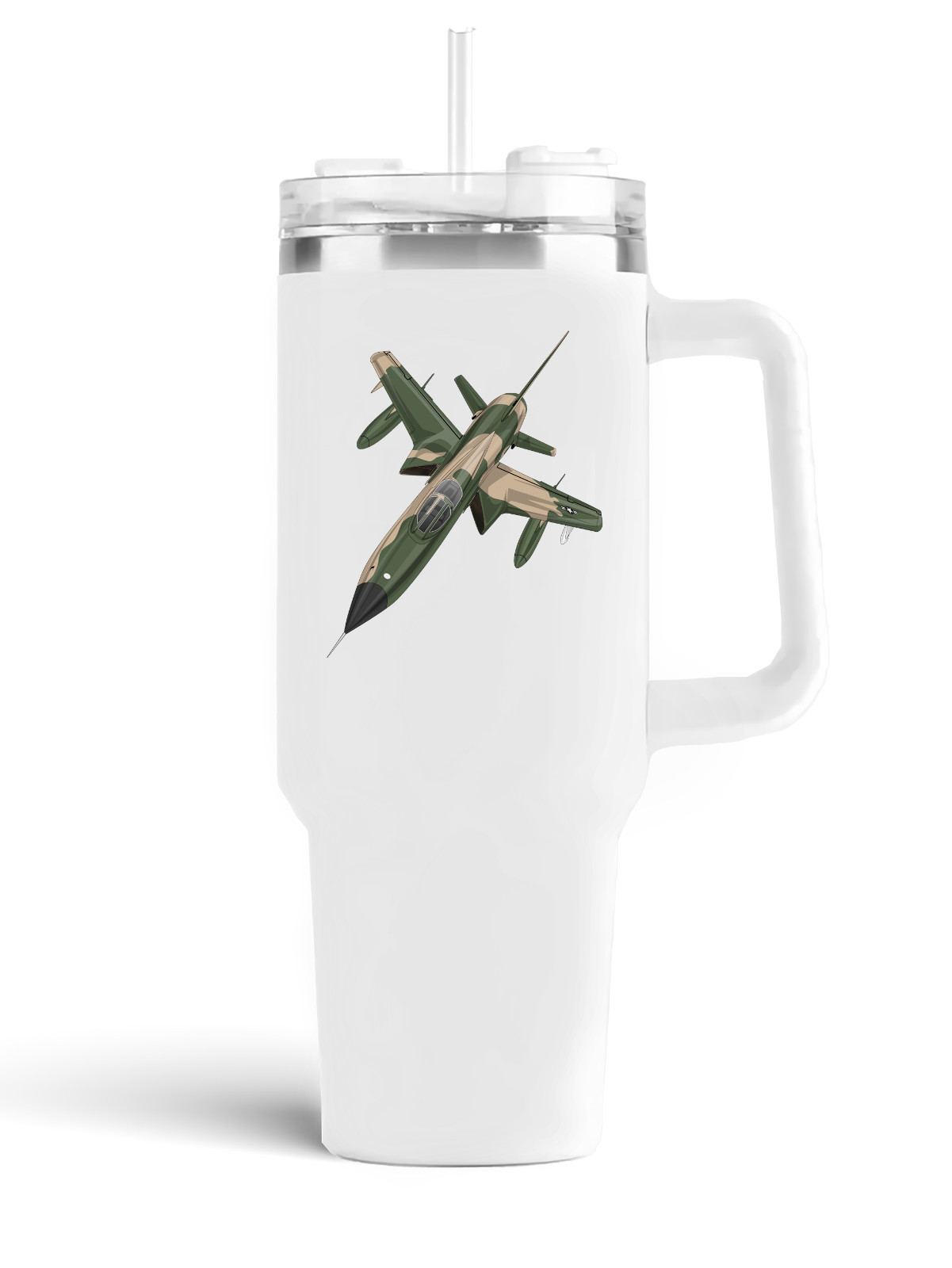Republic F-105 Thunderchief Stainless Steel H2.0  Quencher Tumbler 40oz