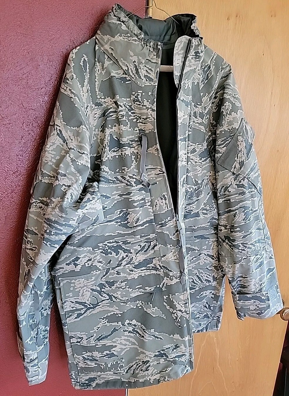 USAF Parka All-Purpose Environmental Camouflage SPM1C1-09-D-0035 Large Reg NWOT