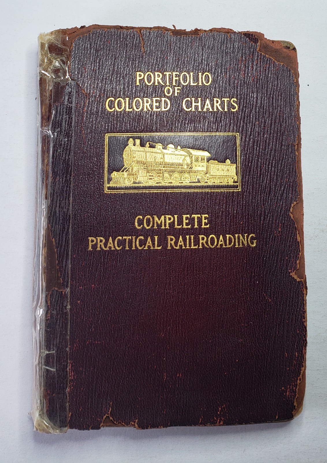 Portfolio of Colored Charts from Complete Practical Railroading 1911 Fold-Outs