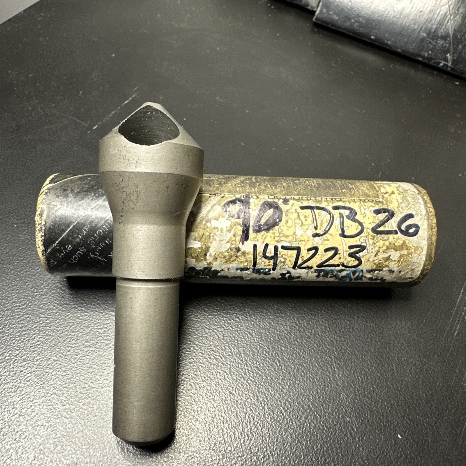WELDON USA DB-26 Deburring Countersink 90* 1/2" Shank 5/16-25/32” Machinist Tool