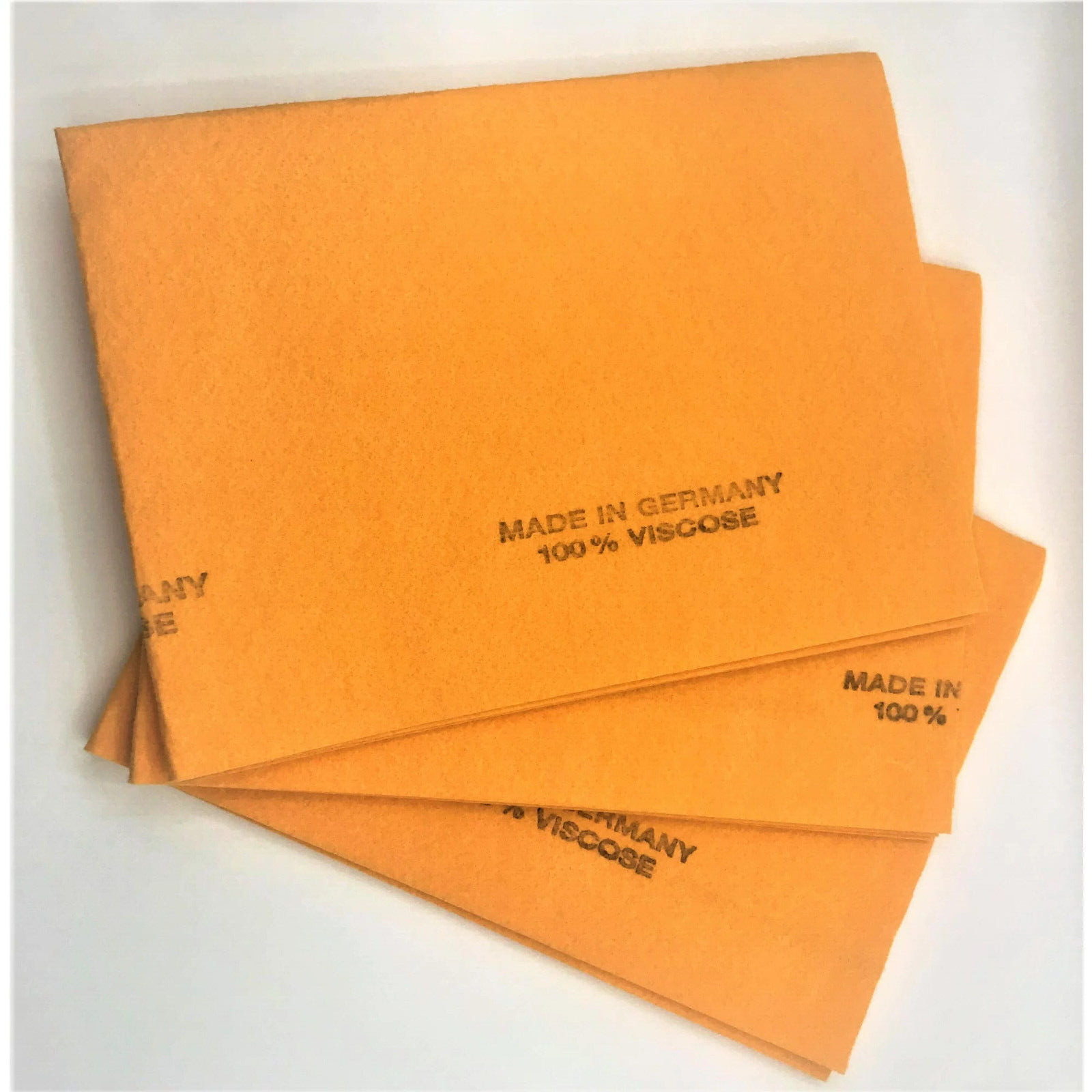 German Shammy Cloths 27 in X 19.70 in. Orange, Super Absorbent Shop Home 5 PACK