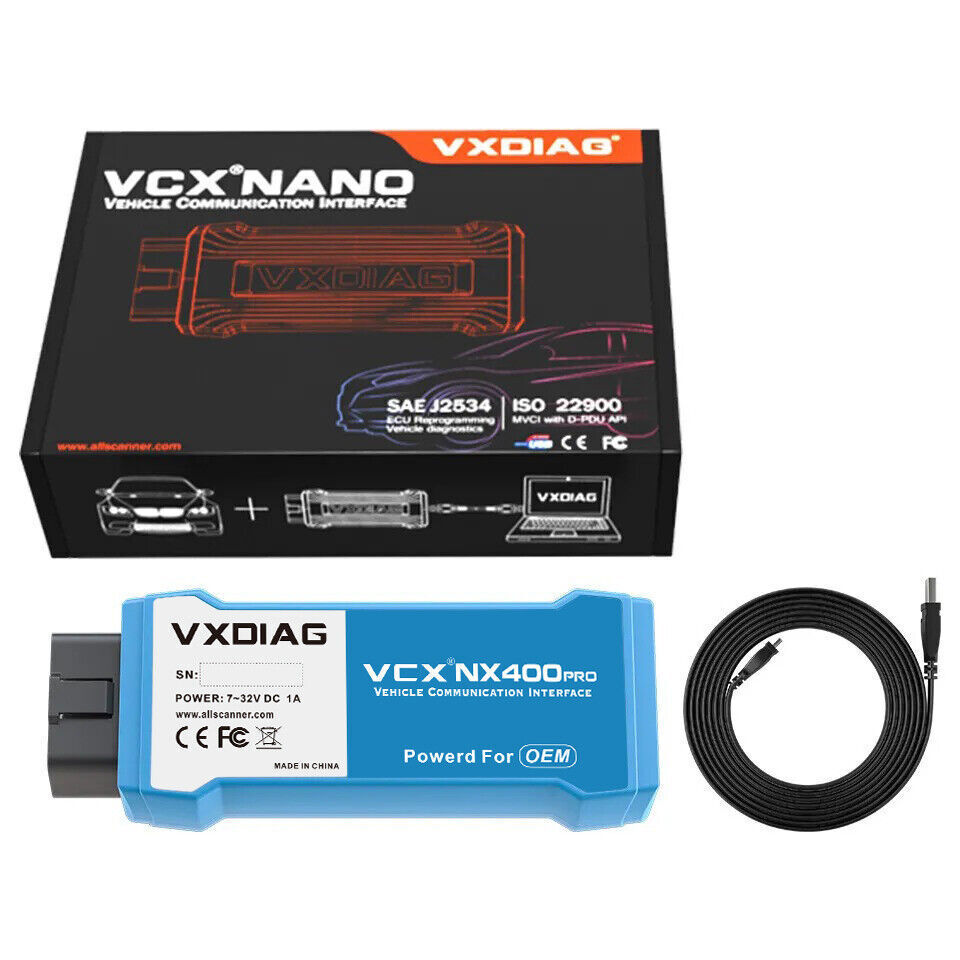 VXDiag NX400PRO for Toyota OBD2 Diagnostic Tool Code Reader Fit with SAE J2534