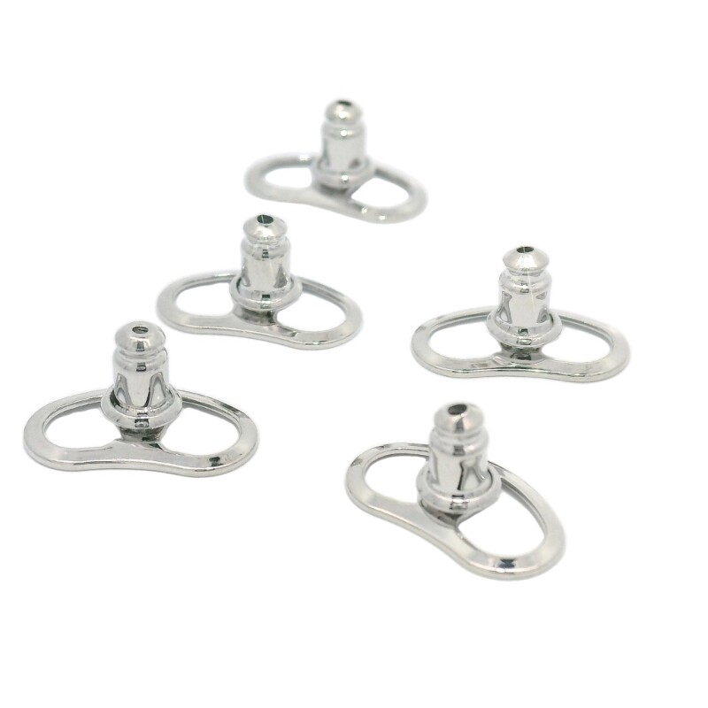 6pcs Mixed Color Earring Backs for Secure Hold on Heavy Ear Accessories