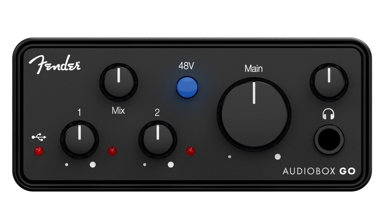Fender AudioBox Go Compact USB-C Audio Recording Interface 2x2, 24-bit / 96 kHz