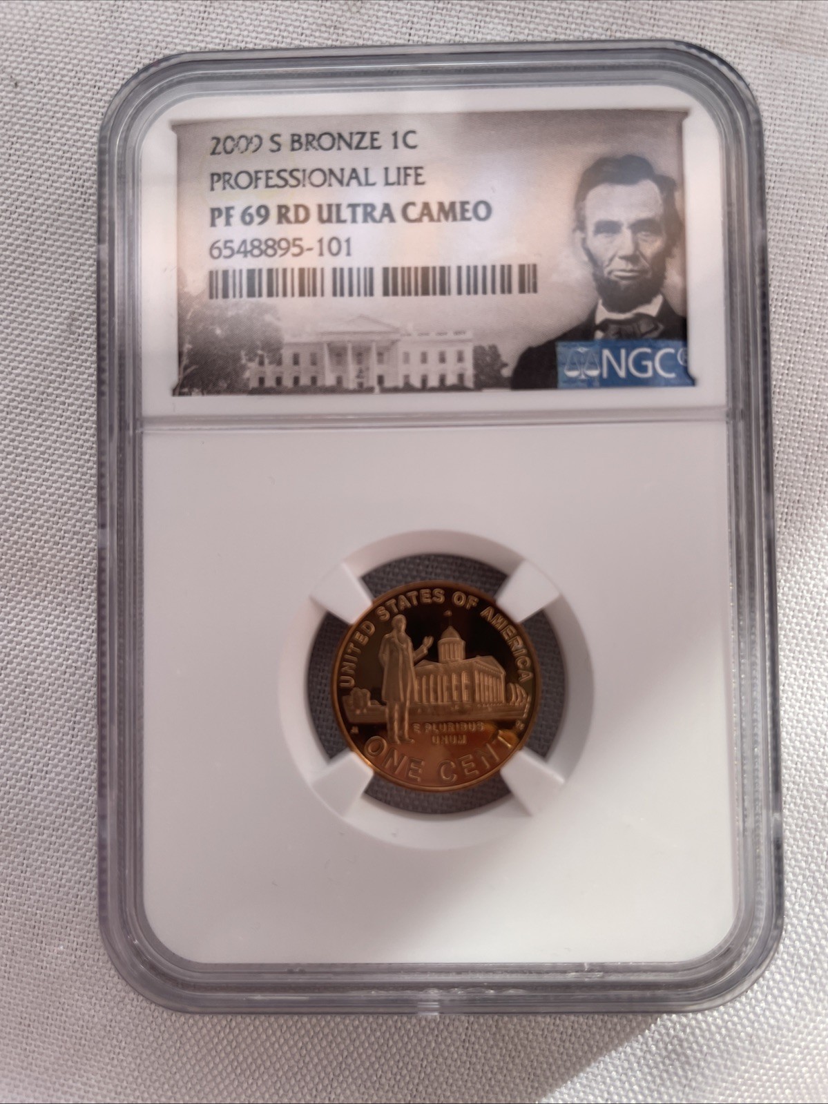 2009 S Bronze Lincoln 1C Professional Life PF 69 RD Ultra Cameo
