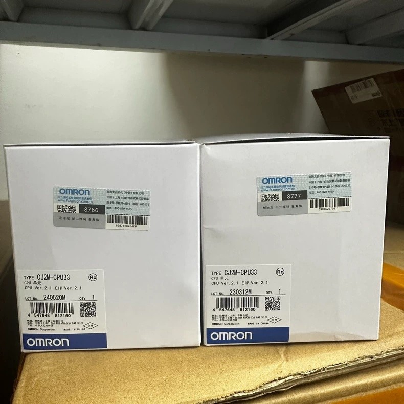 Duty-free   1PC Omron CPU CJ2M-CPU33 CJ2MCPU33 New In Box