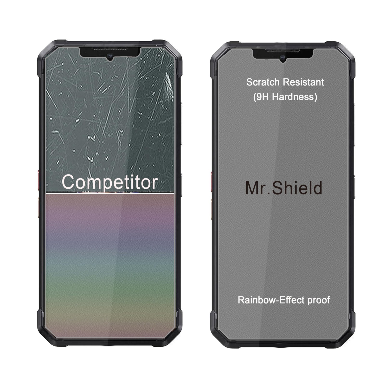 Mr.Shield Screen Protector compatible with FOSSIBOT F106 PRO [Tempered clear