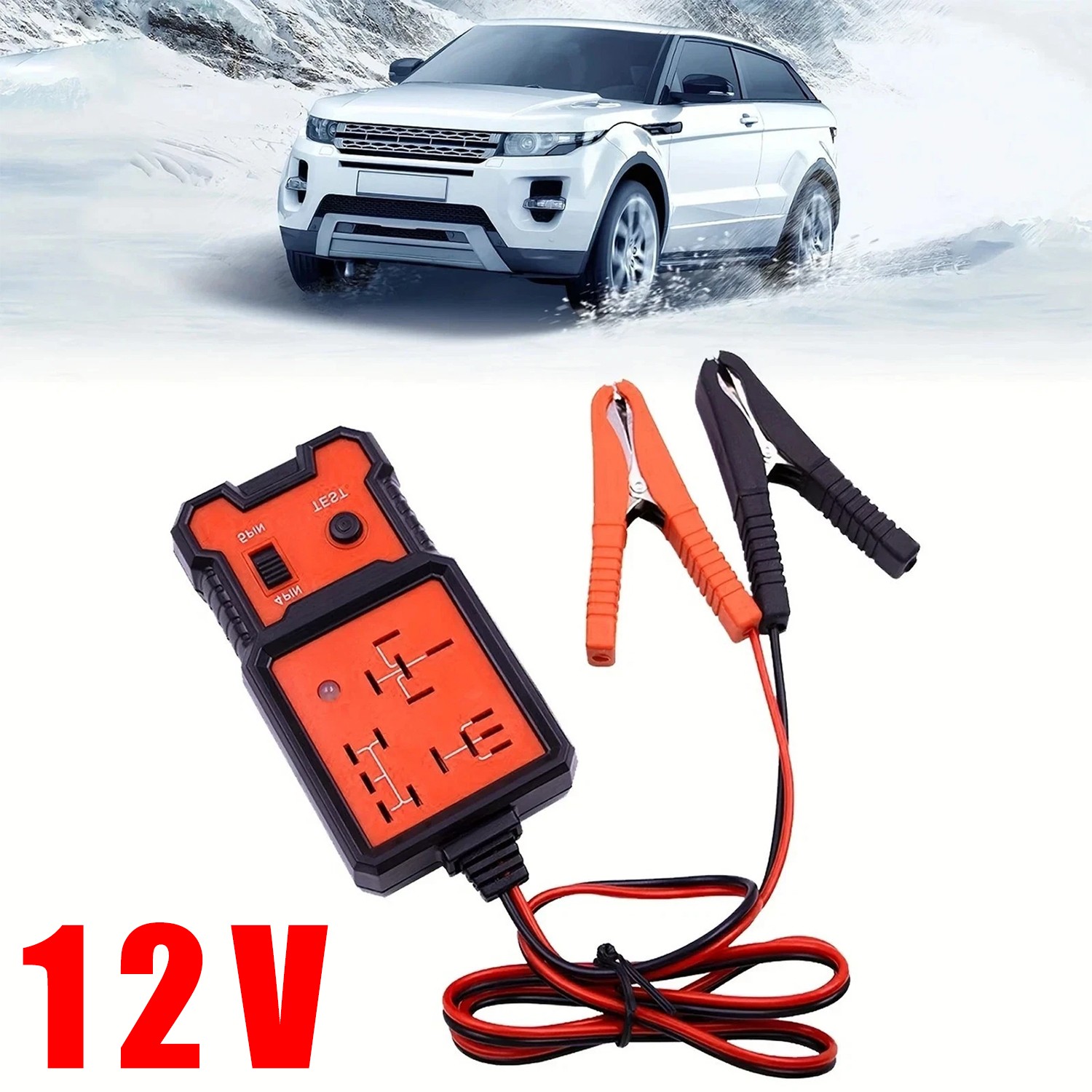 Car Relay Tester Voltage Test 12V Battery Checker Automobile Electronic Relay US