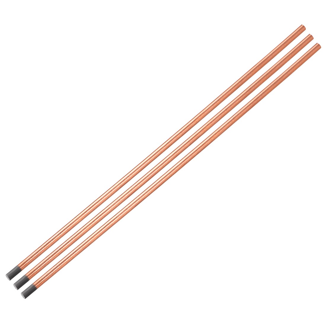 3pcs Copper Coated Gouging Carbon 4x350mm Gouging Rods Electrodes