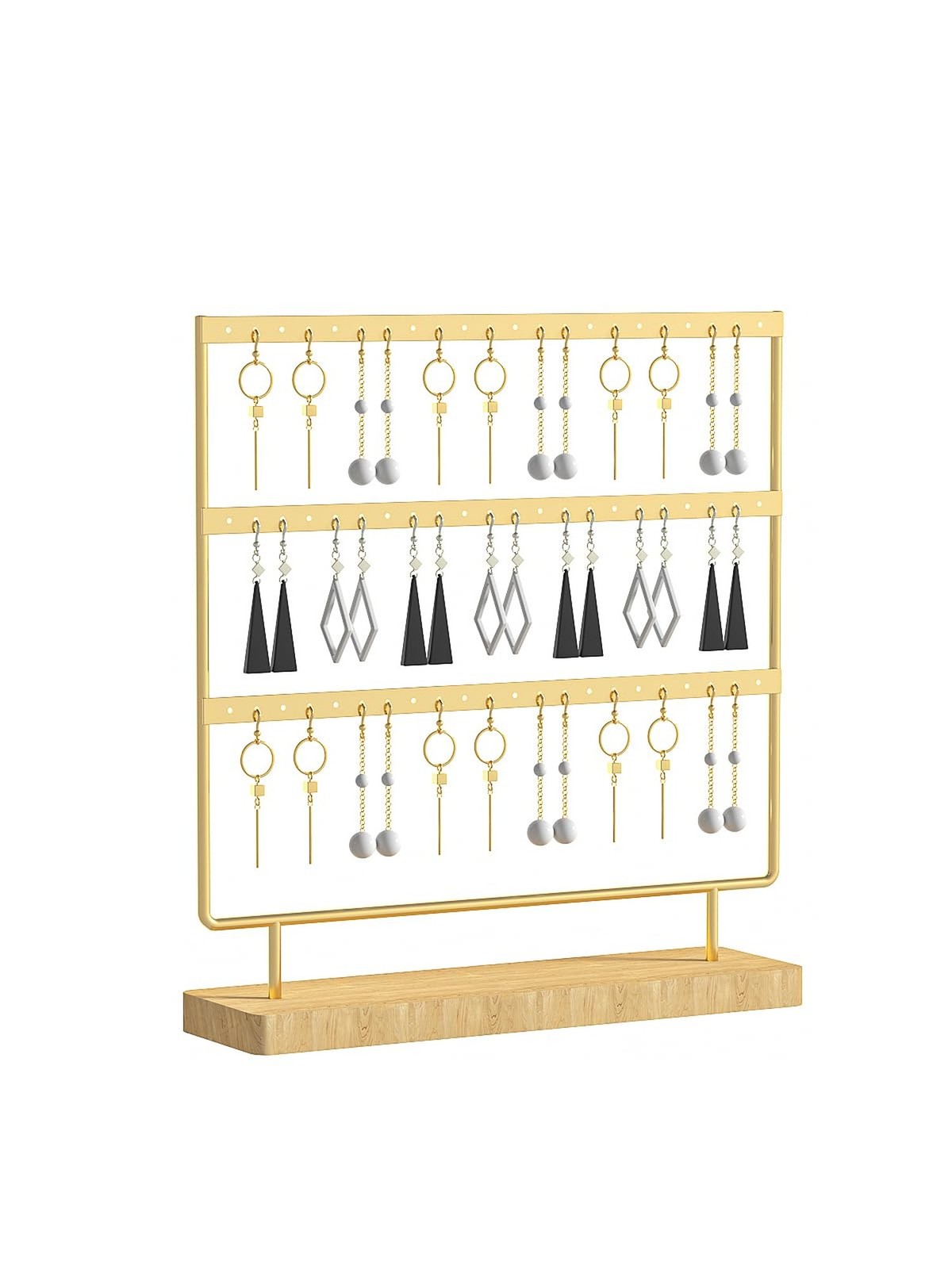 Earring Holder Organizer,Pierced Large Earrings Display Stand For Selling,Sma...