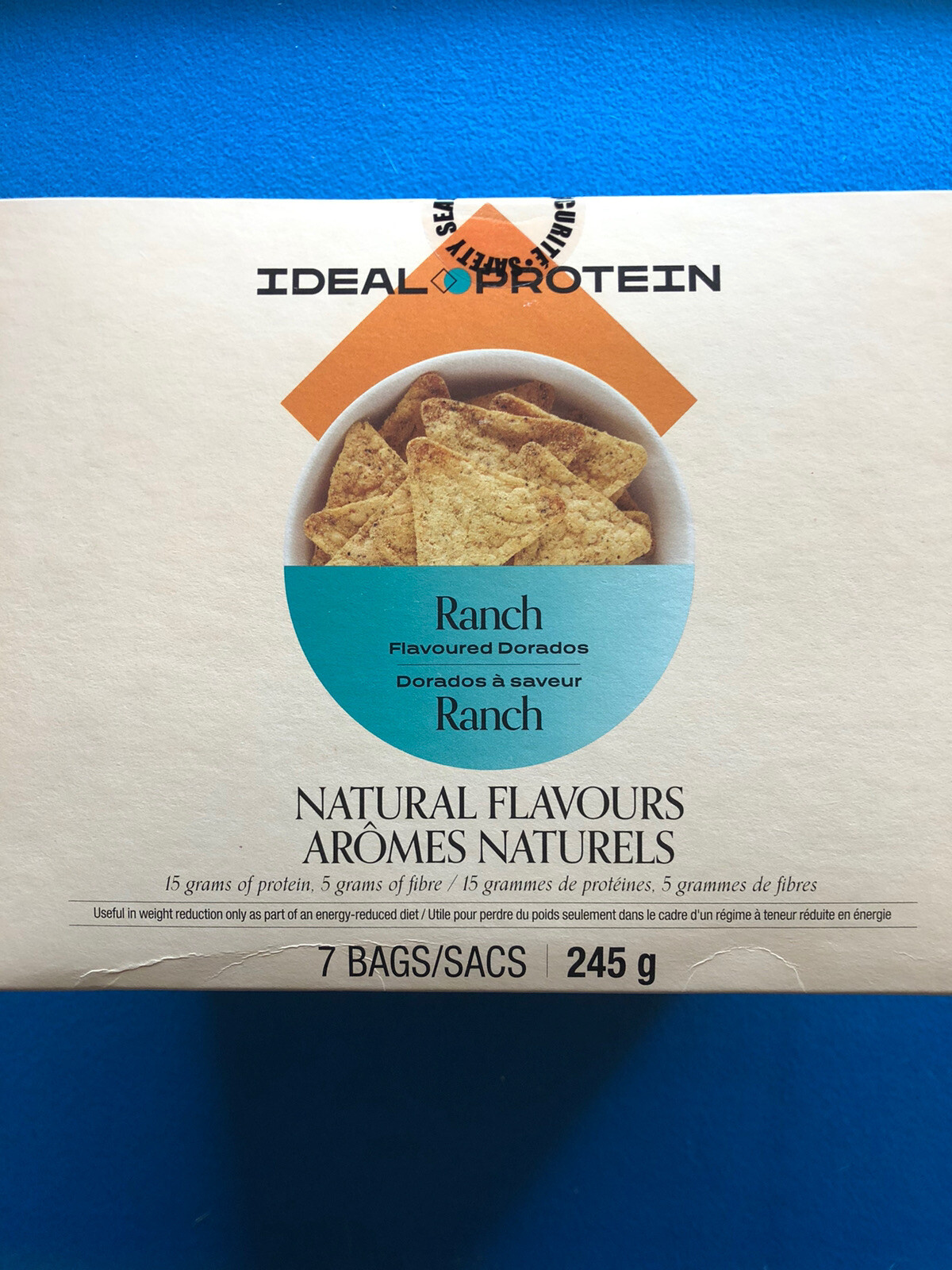 Ideal Protein Ranch Flavoured Dorados - 7 Packets - EXP 11/30/26 FREE SHIPPING