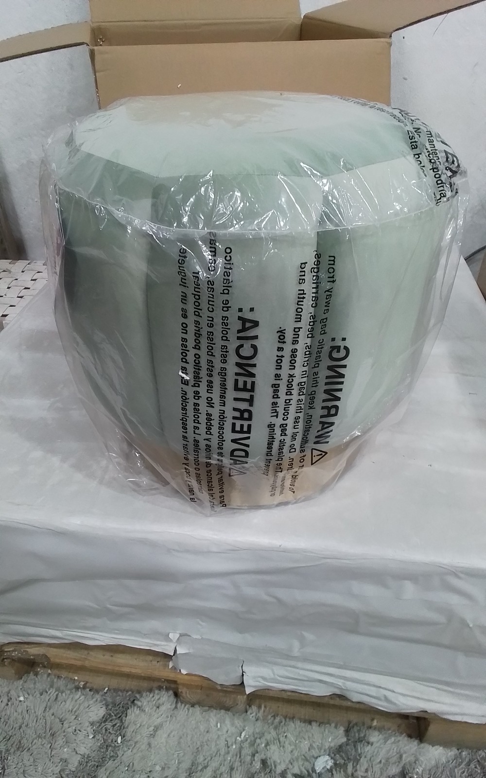 Safavieh MAXINE CHANNEL TUFTED OTTTOMAN, Reduced Price 2172764270 SFV4707K